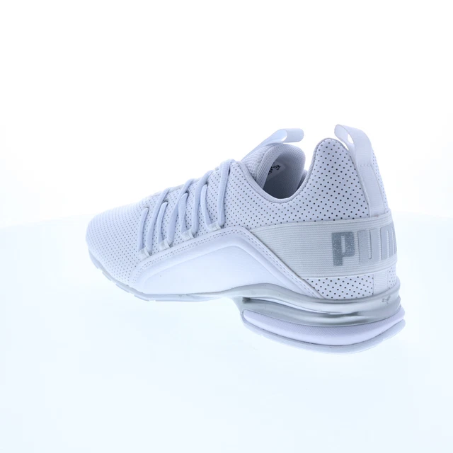 Puma Axelion Perf Wide 19431901 Mens White Wide Athletic Running Shoes 6