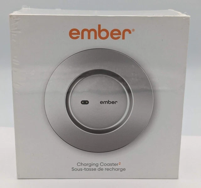 Ember - Mug² Charging Coaster - Stainless BRAND NEW RETAIL SEALED GENUINE EMBER