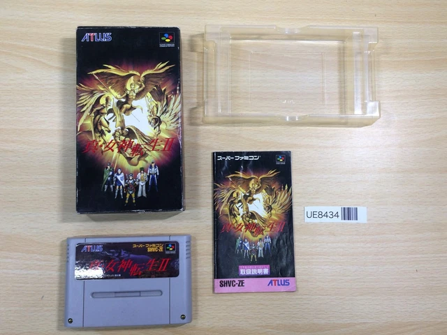 UE8434 SHIN MEGAMI Tensei 2 BOXED SNES Super Famicom Japan