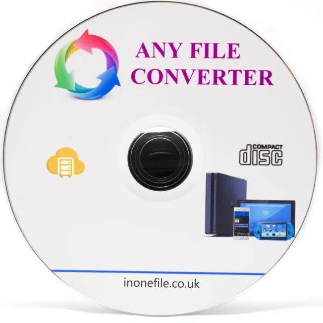 Any File Video Converter for iPad Playstations iPhone Disk DVD CD