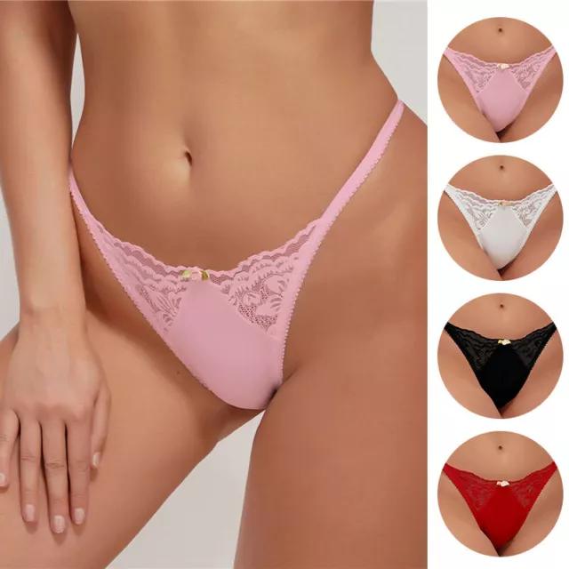 Sexy Women Lace G-string Briefs Panties Ladies Thong Lingerie Underwear Knickers