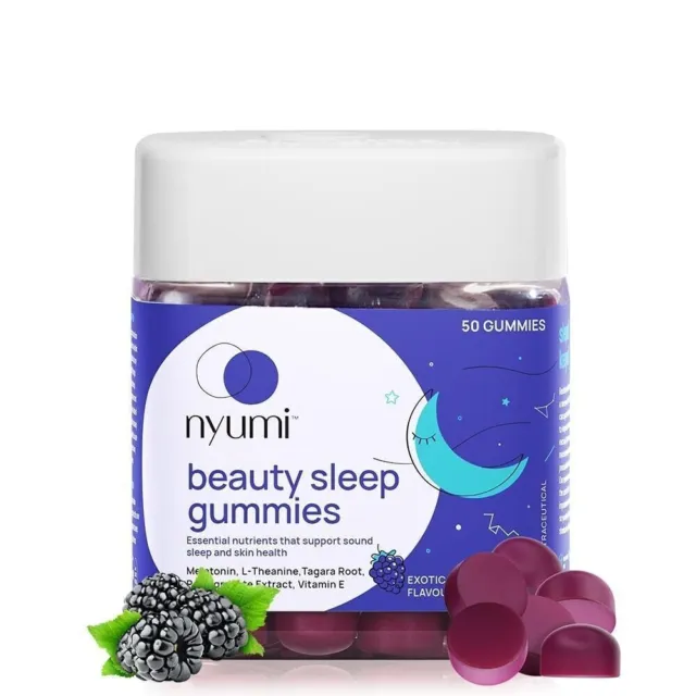 Nyumi Beauty Sleep (50 Gummies) pour le calme et la détente, la santé de...