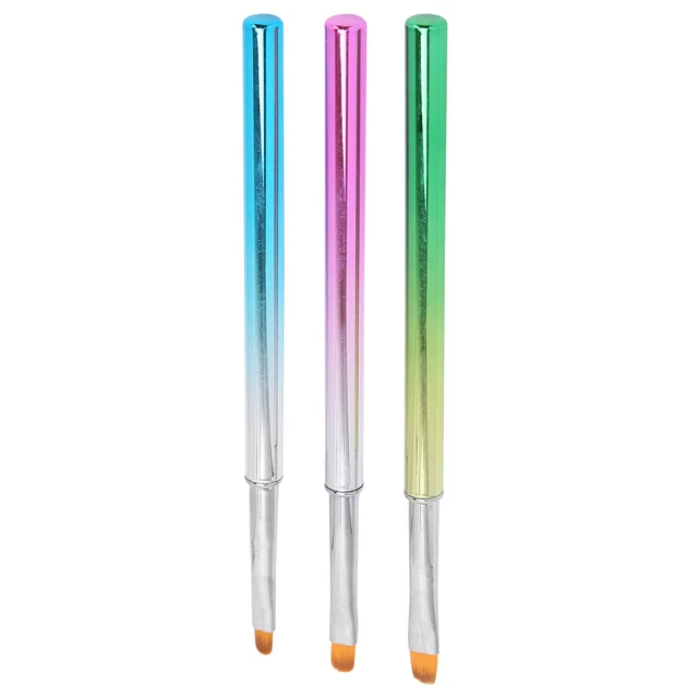 3pcs Face Body Painting Brush Viaggio Portatile Nail Art Drawing Brush Artigiana