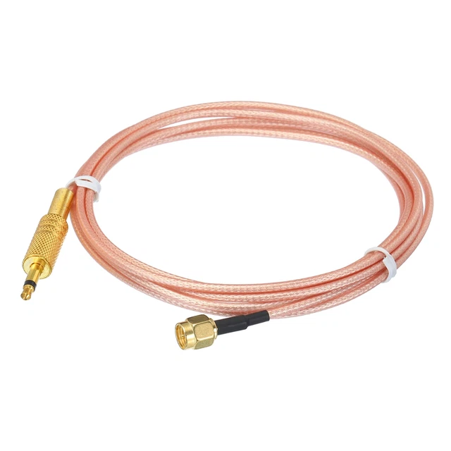 RG316 Coaxial Cables SMA Male to 3.5mm TS Male 5.9FT Orange 1Pcs