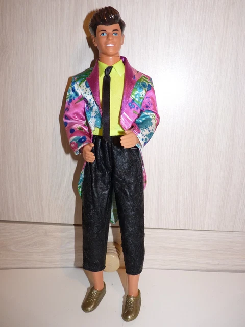 Poupée Dereck, L'ami De Barbie - N°2428 Rock Star 1986 - Mattel Taïwan Avec Accessoires