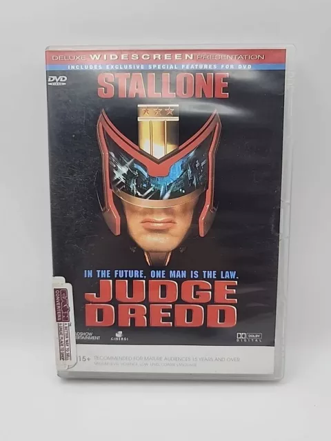 Judge Dredd Stallone DVD Region 4 PAL Free Postage