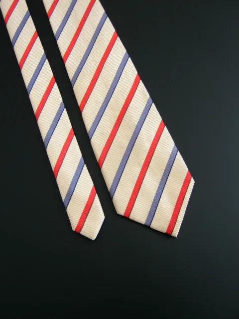 Cravate Made IN Italy Fait à la Main 100% Pure en Soie Hand Fabriqué