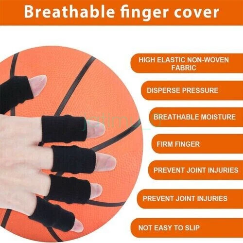HOT Finger Sleeve Splint Brace Compression Finger Protector Support Pain Trigger