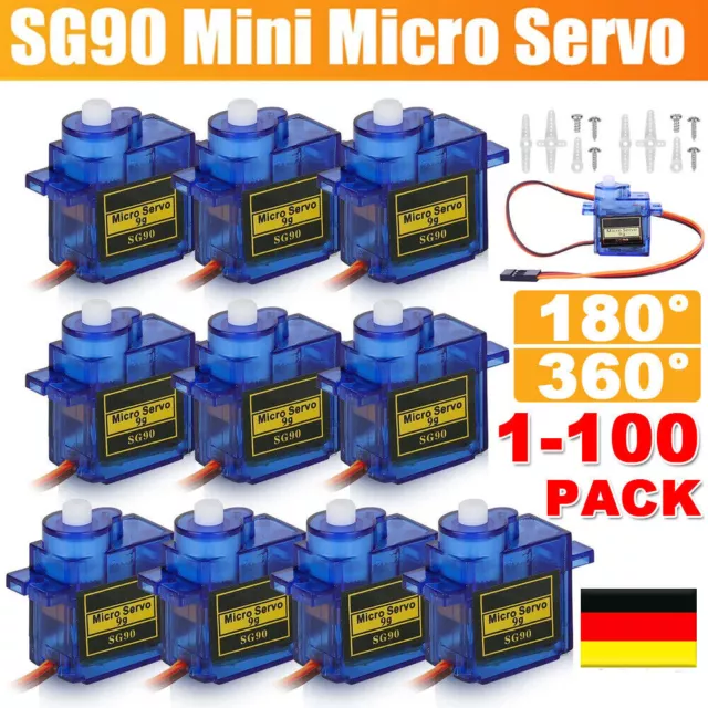 Servomotor Micro SG90 9G para helicóptero de radiocontrol avión Arduino Control Mini nuevo