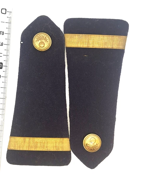 Paire d'épaulettes à boutons Commandant TTA Armes Blanches