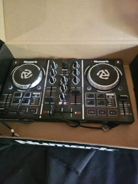 Numark party mix dj controller with built in light show Used Once . Cord Not Inc