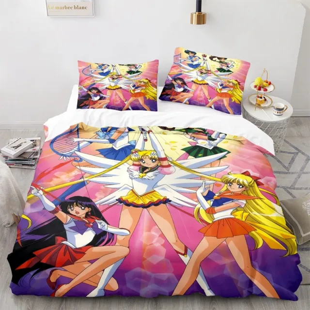 SAILOR MOON/Animation/Doona Cover/Double-sided Pillowcase/Bedding Set/All Size