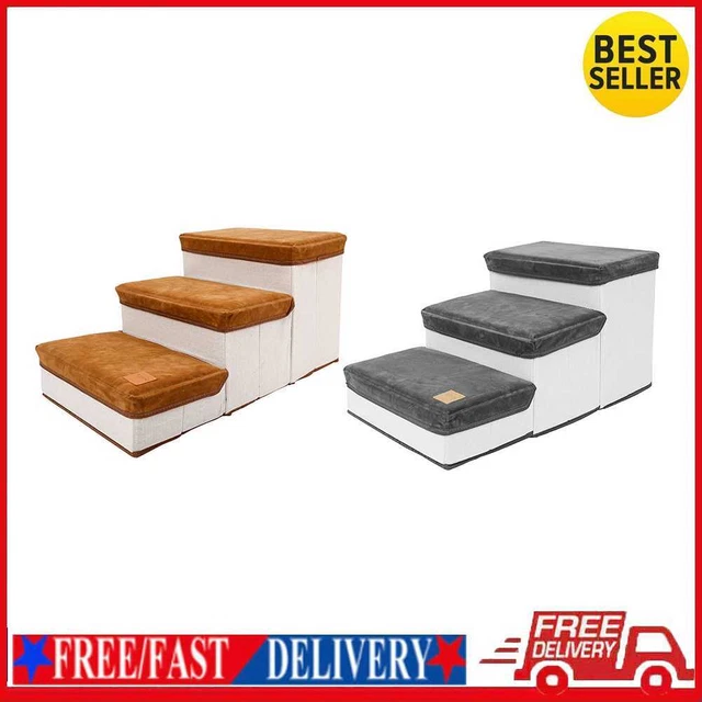 Escaleras para mascotas perro bolsa de almacenamiento plegable perro cachorro escalones escalones camas