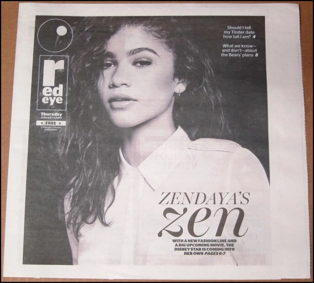 1/5/2017 RED EYE Chicago Newspaper Zendaya Shake It Up Disney £10.61 ...