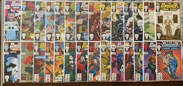 Punisher: War Zone #1-41 Marvel Comic Full Run Lot