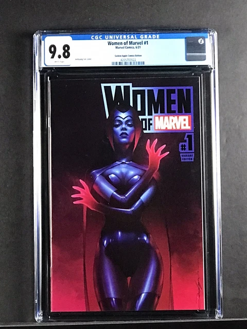 Women Of Marvel 1 CGC 9.8 Marvel 2021 Golden Apple Comics Jeehyung Lee Cover