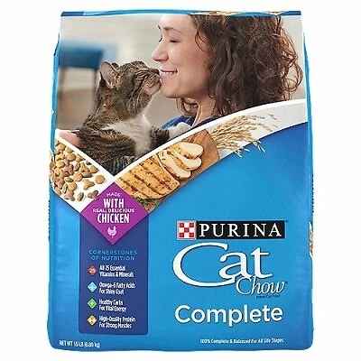 Comida para gatos, fórmula completa, 15 libras Bolsa -18495