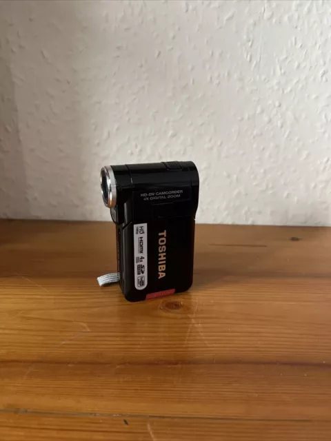 Toshiba Camileo P10 Compact HD Digital Video Camcorder Black Tested