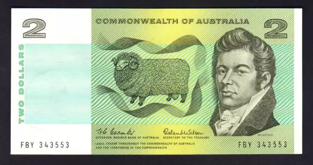 Australia R-81. (1966) 2 Dollars - Coombs/Wilson..   UNC