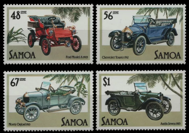 Samoa 1985 - Mi-Nr. 557-560 ** - MNH - Autos / Cars