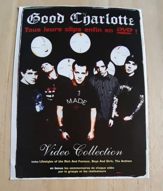 Publicité advert clips video concert dvd advertising GOOD CHARLOTTE 2004