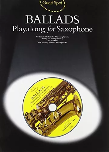 GUEST SPOT BALLADS PLAYALONG FOR SAXOPHONE ASAX BOOK/CD by Various Book The