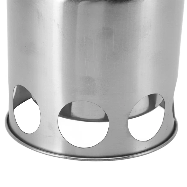 Wood Burning Camp Stove Stainless Steel Portable Stove For Wood Branches YU