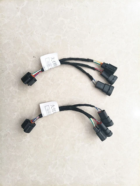 New 8Pins Car Headlight Modify Halogen LED Wire Harness For 17-20 Honda CR-V CRV