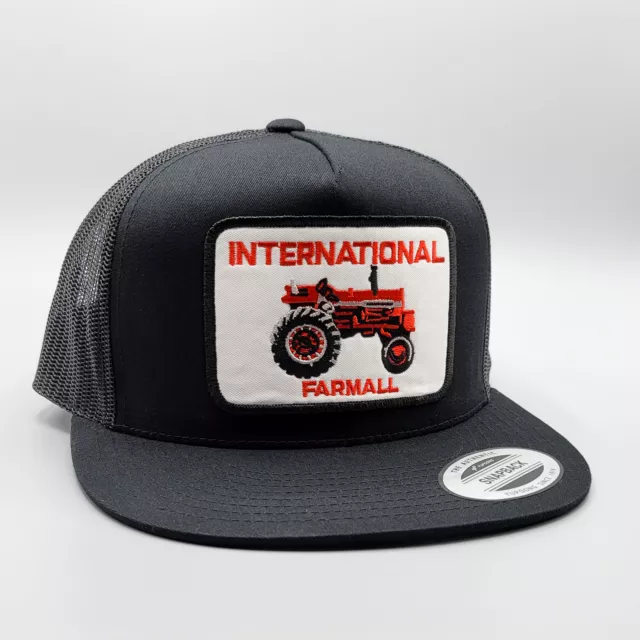 International Harvester Farmall Hat, Vintage Trucker Hat, Farmer Gift, Tractor