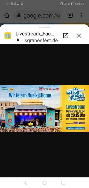 Schloßgrabenfest Darmstadt 3-6 Juni, 4 Tickets, Versand als Email zum Ausdrucken