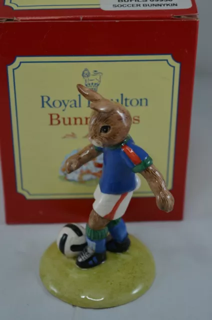 Royal Doulton Limited Edition Bunnykins -  Soccer 168 / 2500 Db  209 - Boxed