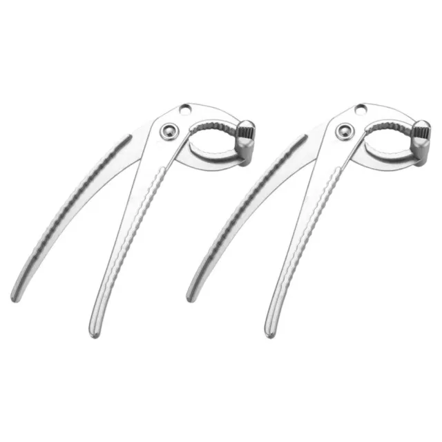 2 Pcs Anti-scald Clip Stainless Steel Bowl Dish Gripper Clips Air Fittings