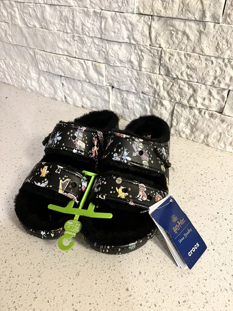 Unisex Sandals Crocs Classic Vera Bradley x Harry Potter Fuzzy Sandal  M9/W11