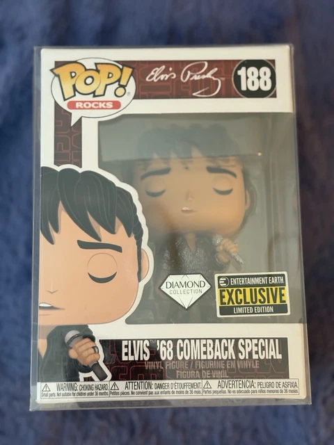 Funko Pop! Elvis Presley #188 - Diamond EE Exclusive - Vinyl Figurine Neuve
