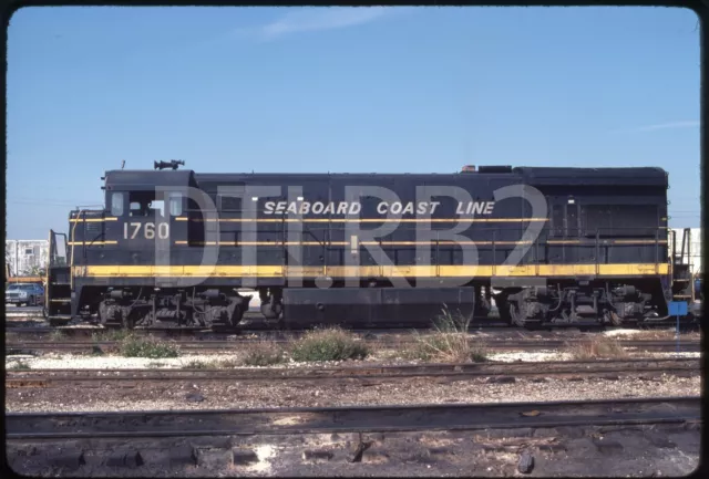 Jd1 Scl Seaboard Coast Line 1760 Miami Fl Florida Original Slide