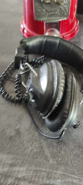 Casque Vintage Philips EM-6126 – Stéréo Sur Oreille – Testé Fonctionne