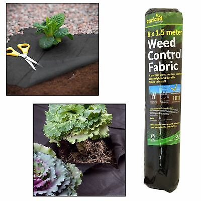 8M x 1.5M Heavy Duty Weed Control Fabric Ground Cover Membrane Landscape Fabric