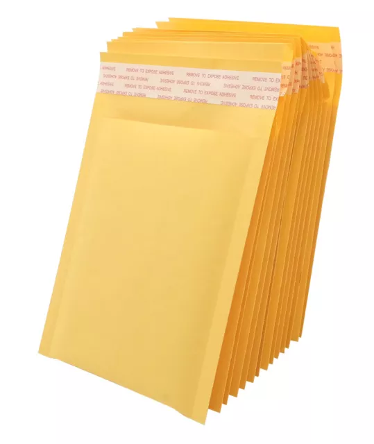 25 PCS #0 6"x9" Kraft Bubble Padded Envelopes Mailers Shipping Bag MADE IN USA