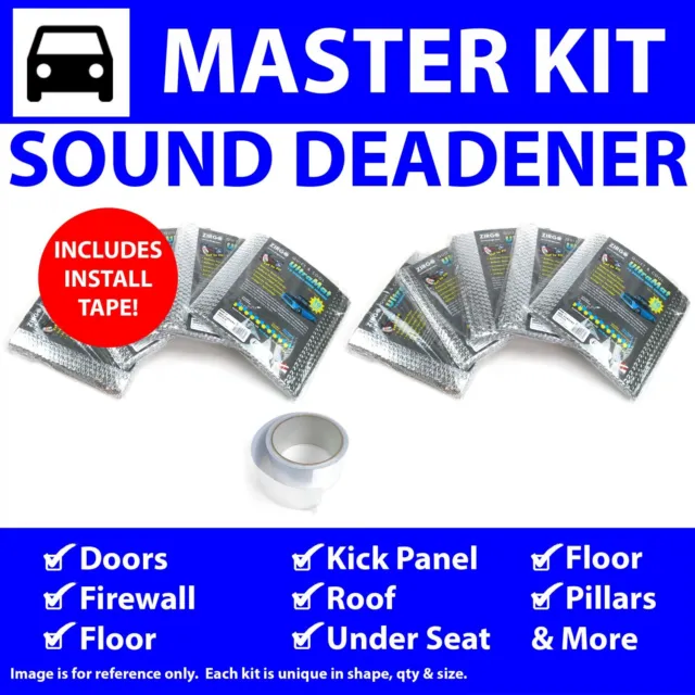 Heat & Sound Deadener Early Cars 1900 - 1927 Master Kit + Seam Tape 48516Cm2