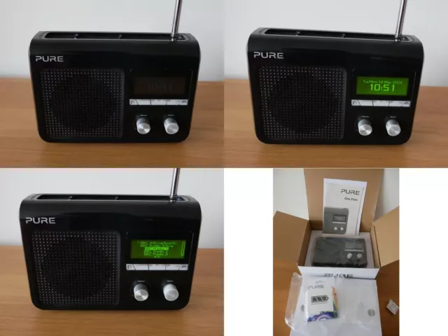 Pure One Flow Internet, DAB and FM radio with powerpack *no reserve*