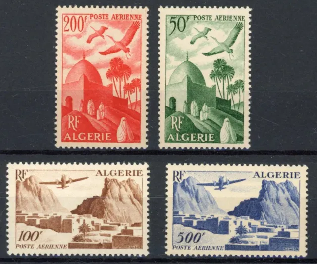 [51.860] Algeria 1949-53 good set MNH VF stamps $70 (100F is MH)