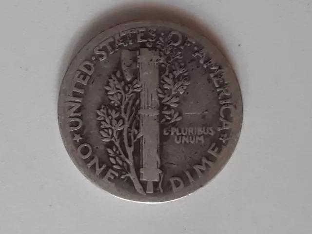 1940 Mercury Dime 10 Cent U.S. Silver Coin Ten Cents