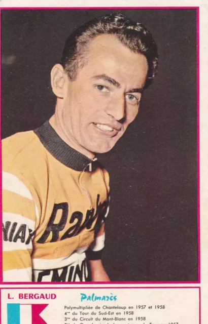 CYCLISME carte cycliste LOUIS BERGAUD éditions MIROIR SPRINT