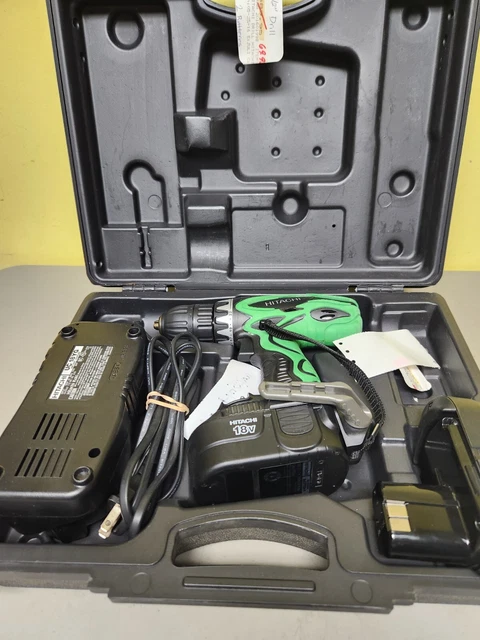 Hitatchi 18V Cordless Drill Driver (Model: DS18DVF3)