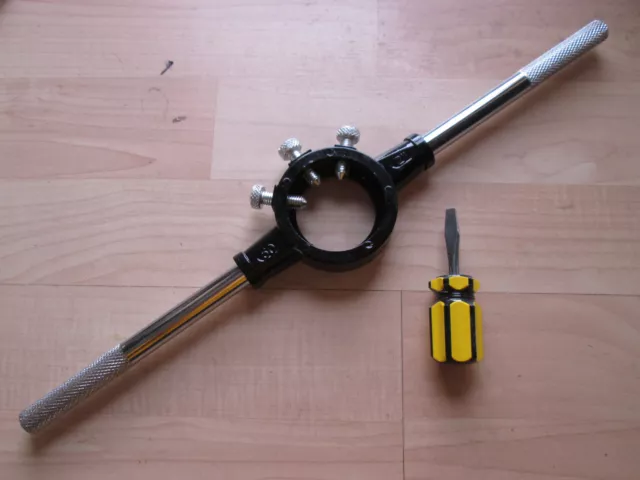 NEW Large 15" Die Holder Die Stock Die Wrench for 2" Dies, Hand Threading #T10H