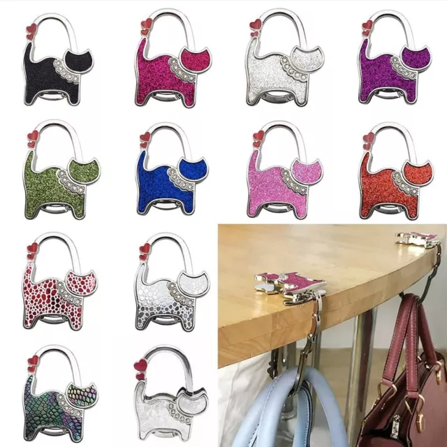 Table Edge Folding Handbag Hook Purse Hanger Women Bag Organizer Holder
