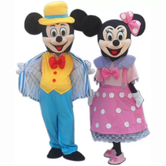 Hot Selling Adult Suit Size Mickey and Minnie Mouse Mascot Clothing