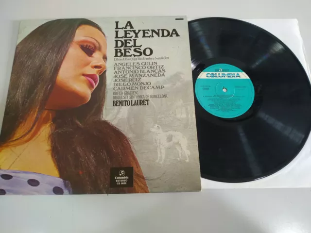 La Leyenda del Beso Benito Lauret 1984 Columbia - LP 12" Vinilo VG/VG