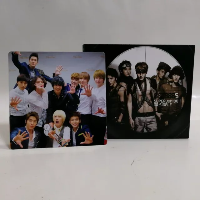 CD SUPER JUNIOR 005 5th Album MR. SIMPLE TYPE-B with Group Photocard Korea Press