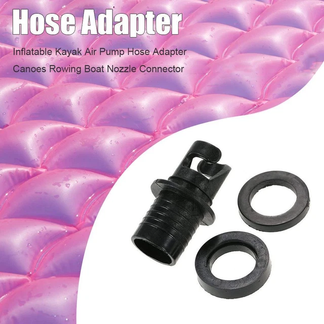 FR Kayak Air Foot Pump Hose Adapter Inflatable Air Valve Connector for Rowing Bo